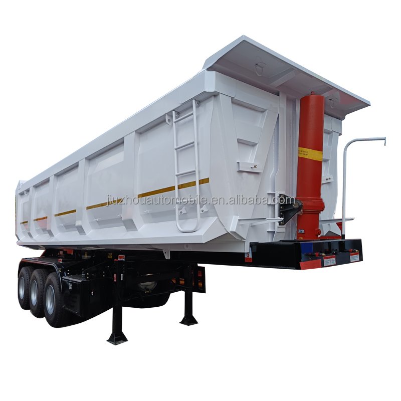 Heavy Duty High Quality Rear Dump Tipping Semi Trailer Van Trailer Semi Trailer Truck for Sale